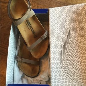 Birkenstock ankle wrap shoe